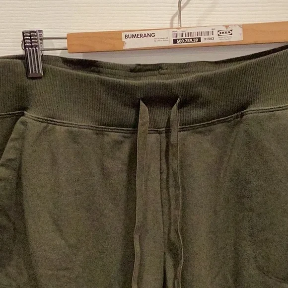 Olive Green Casual Shorts - Picture 2 of 6